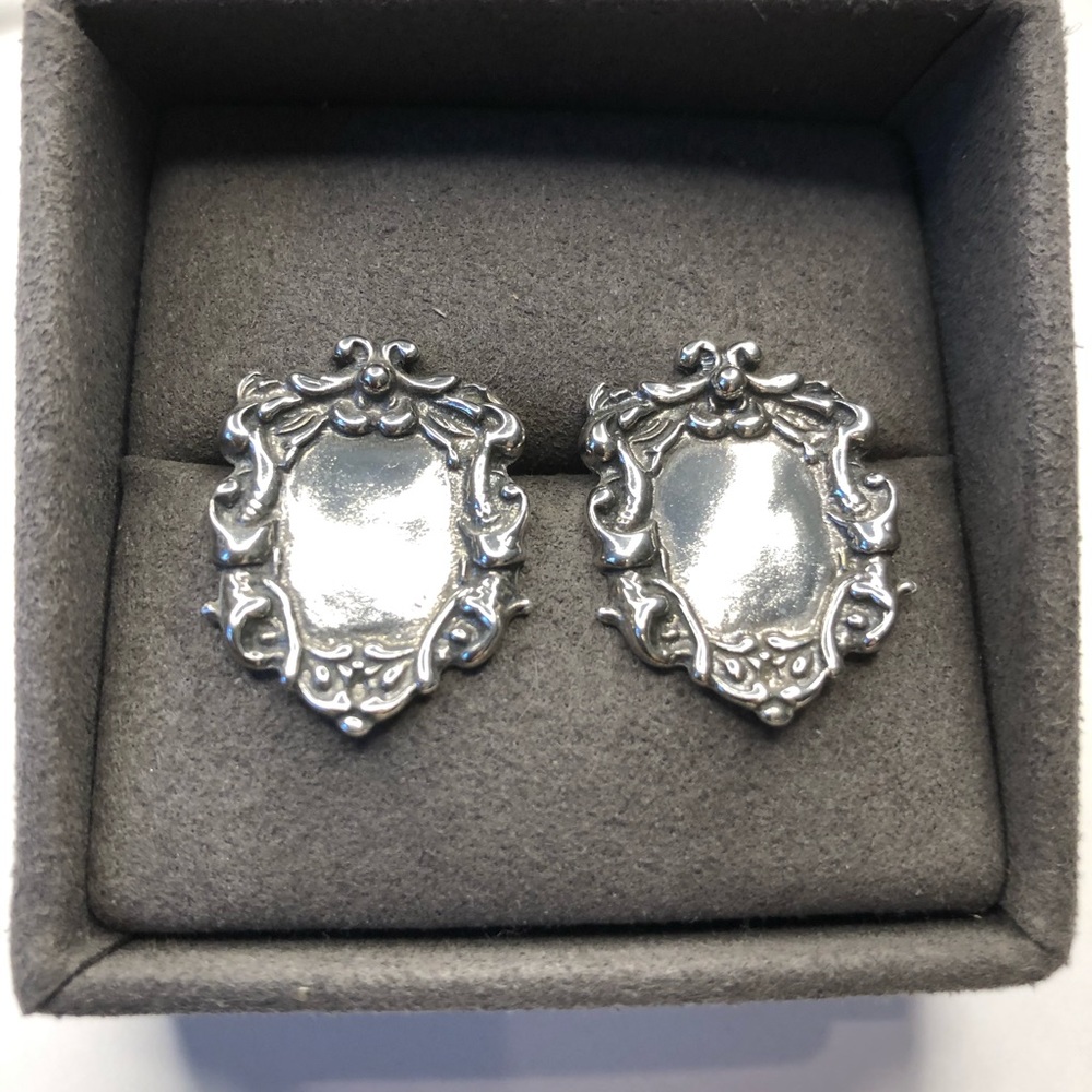 T FOREE HUNSICKER STERLING SILVER EARRINGS